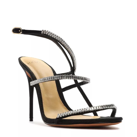 Alexandre Birman Sally Zircone Strappy High Heel Sandals  Alexandre Birman Sally Zircone Strappy High Heel Sandals Black Size 38.5 440021